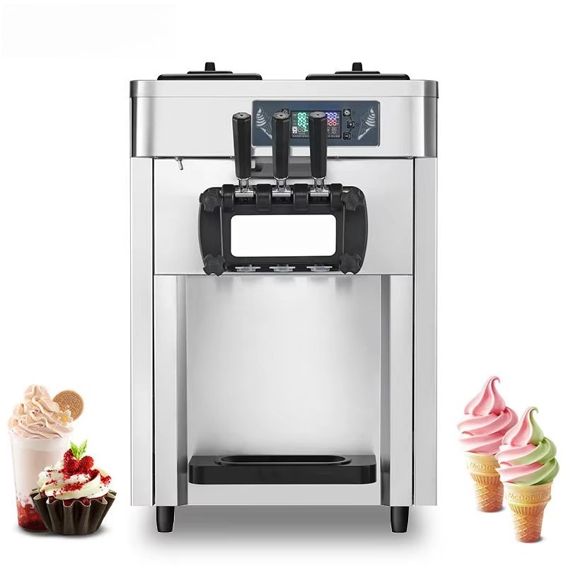Soft Serve Ice Cream Machine - Macchina Professionale Commerciale Automatica per Gelato