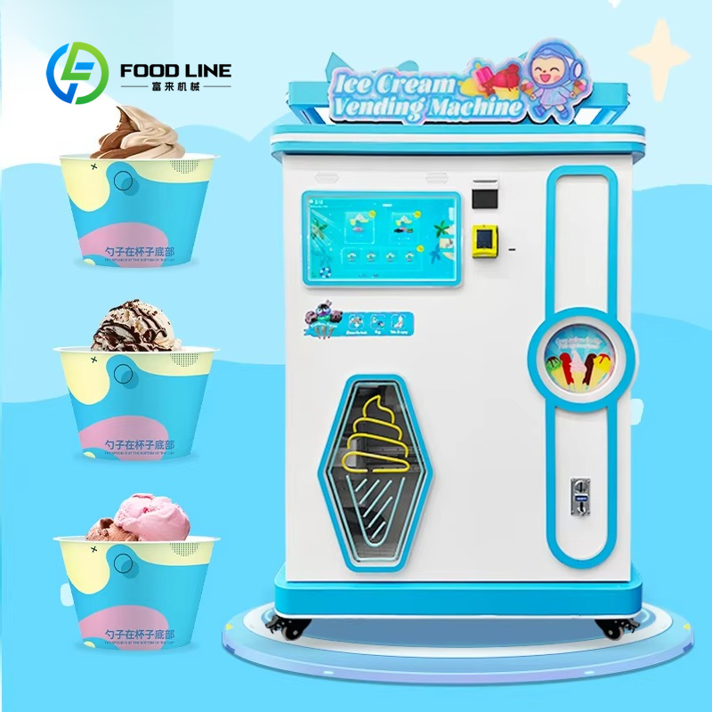 Soft Serve Ice Cream Machine - Distributore Automatico di Gelato Soft Serve