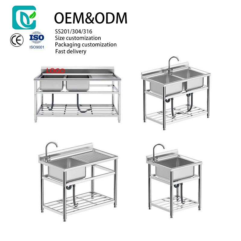 Commercial Kitchen Sink - Lavello Commerciale in Acciaio Inossidabile Più