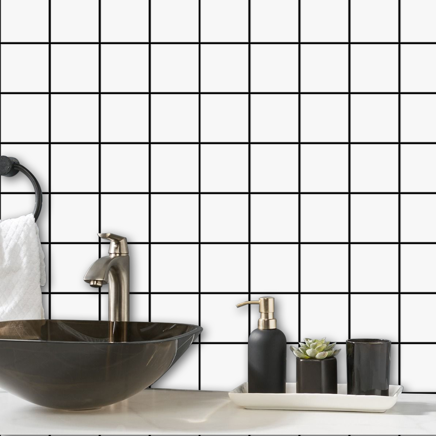 10 adesivi quadrati premium pe - Commercial Kitchen Wall recensione e prezzo