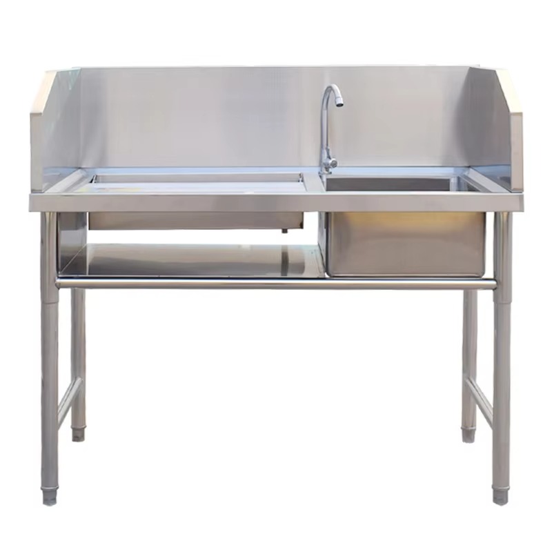 Tavolo da lavoro da cucina com - Commercial Kitchen Sink recensione e prezzo
