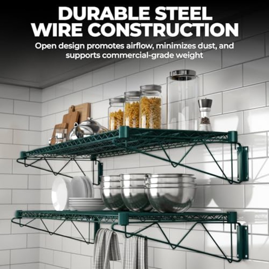 Scaffale da Parete in Filo Ver - Commercial Kitchen Wall recensione e prezzo