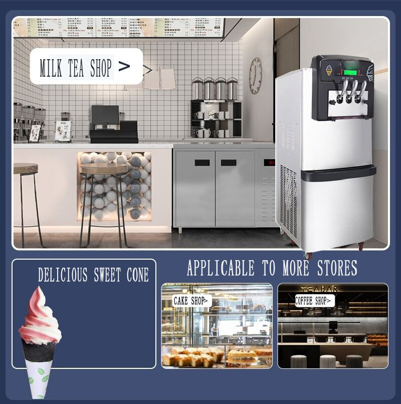 Macchina per gelato in coppa,  - Soft Serve Ice Cream Machine recensione e prezzo