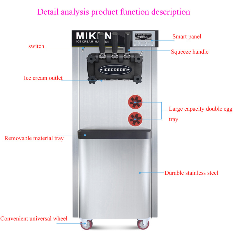 Macchina Automatica per Gelato - Soft Serve Ice Cream Machine recensione e prezzo