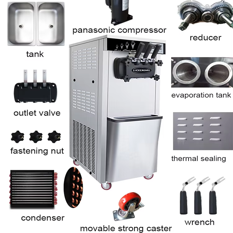 Macchina Automatica per Gelato - Soft Serve Ice Cream Machine recensione e prezzo