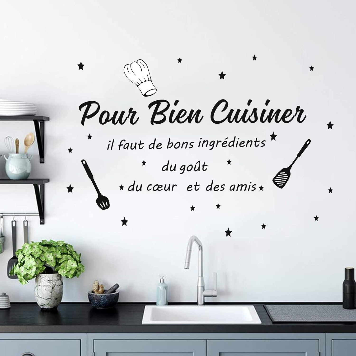 Adesivo Murale con Citazione s - Commercial Kitchen Wall recensione e prezzo