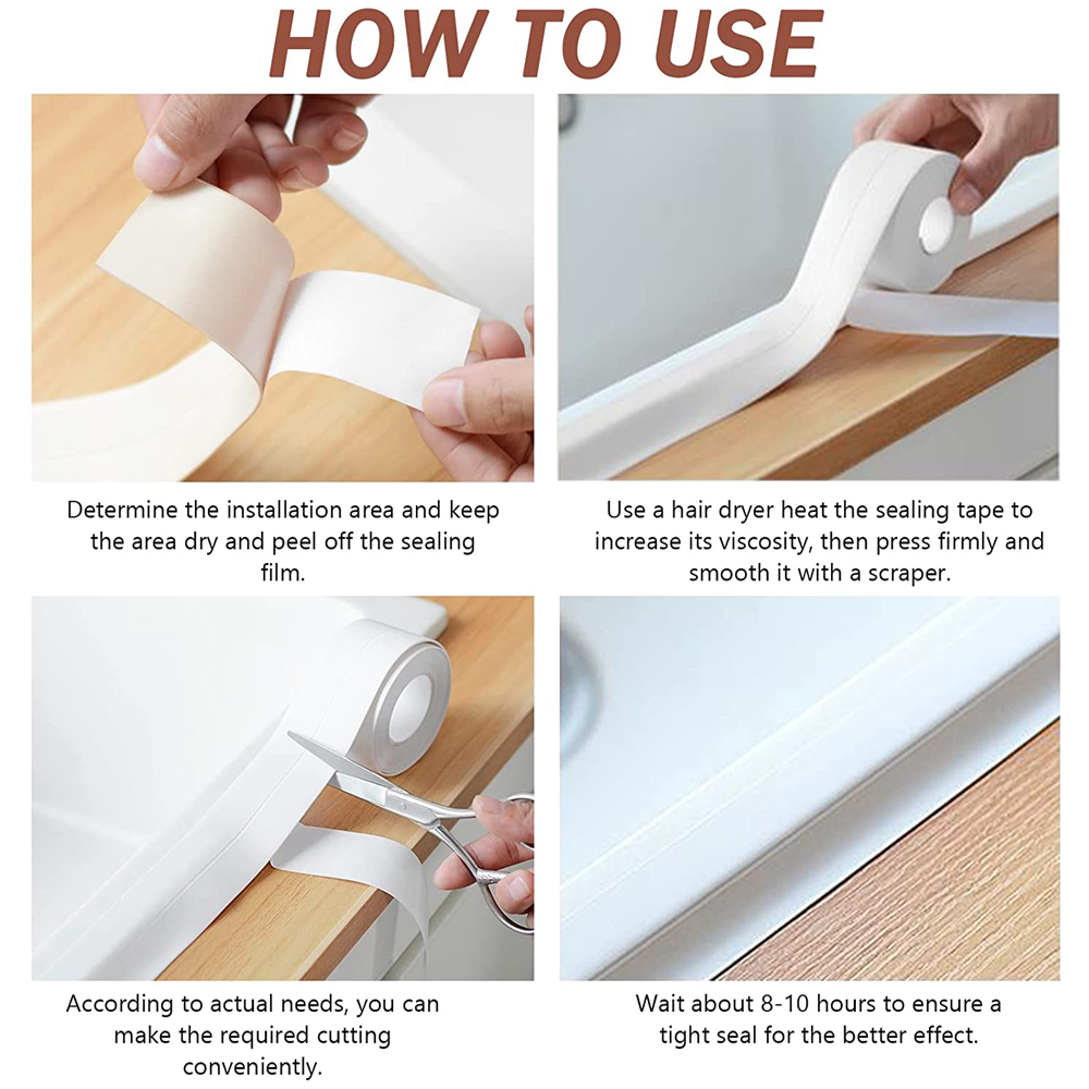 Nastro per mastice da bagno da - Commercial Kitchen Wall recensione e prezzo